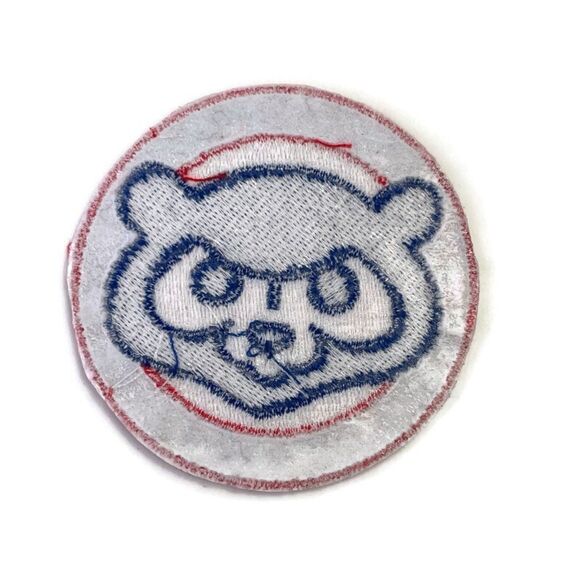 Vintage Chicago Cubs Logo Embroidered Patch - Picture 3 of 3